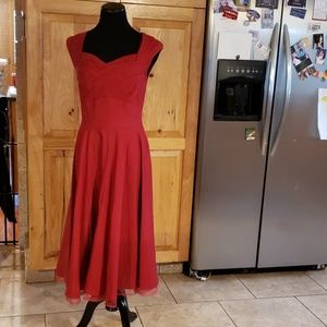 Muxxn Women's Large Cap Sleeve Dress